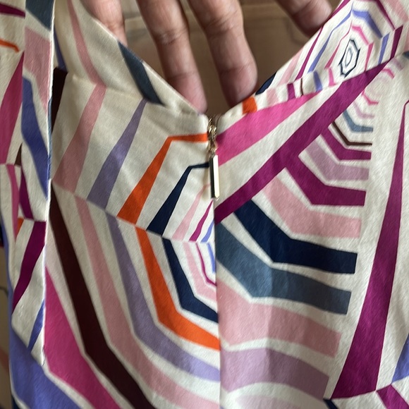 Kate Spade ♠️ maxi dress size 10 adjustable neck & multi colored in euc - Picture 5 of 8